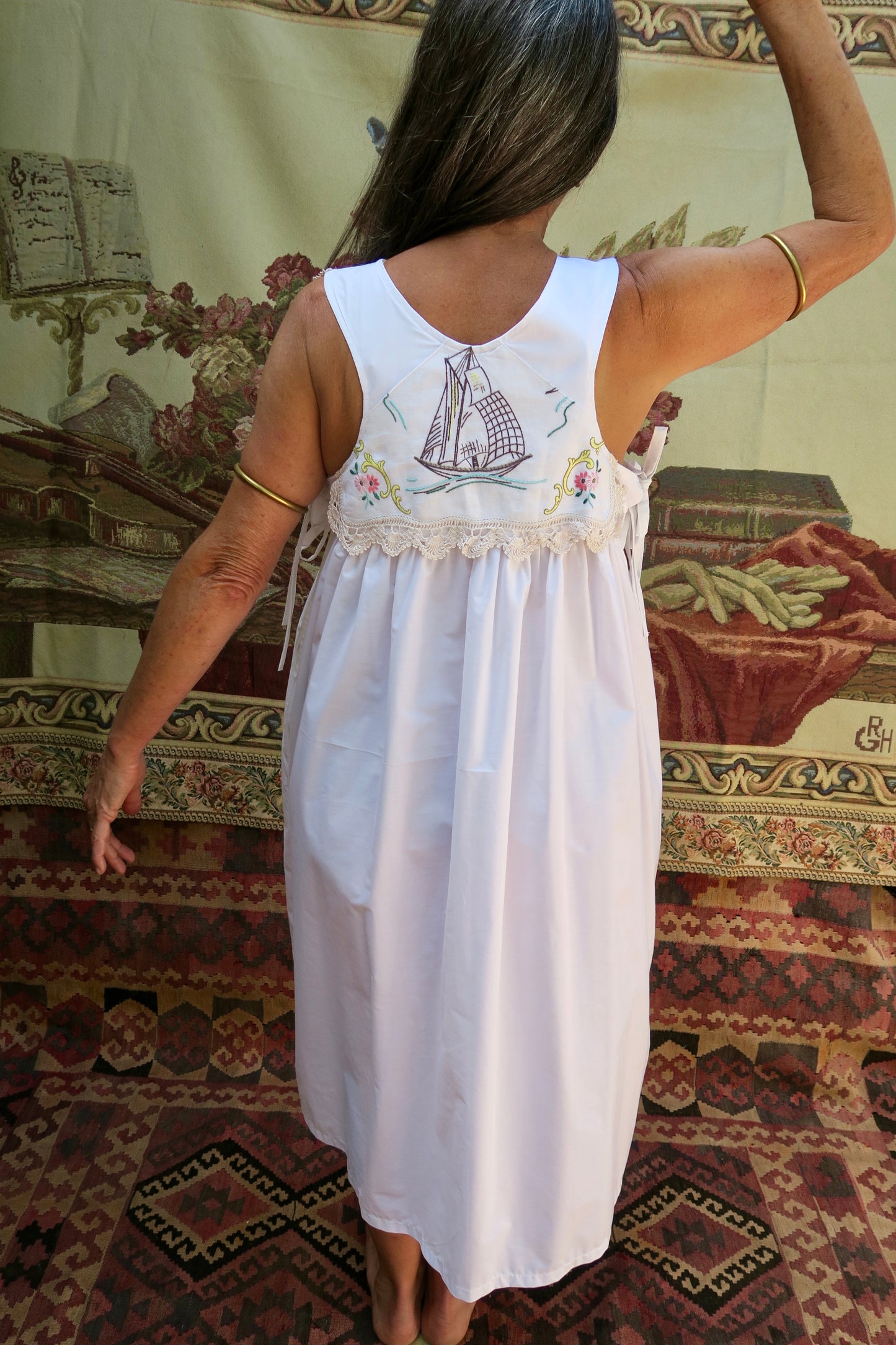 The Sailboat Milkmaid Dress