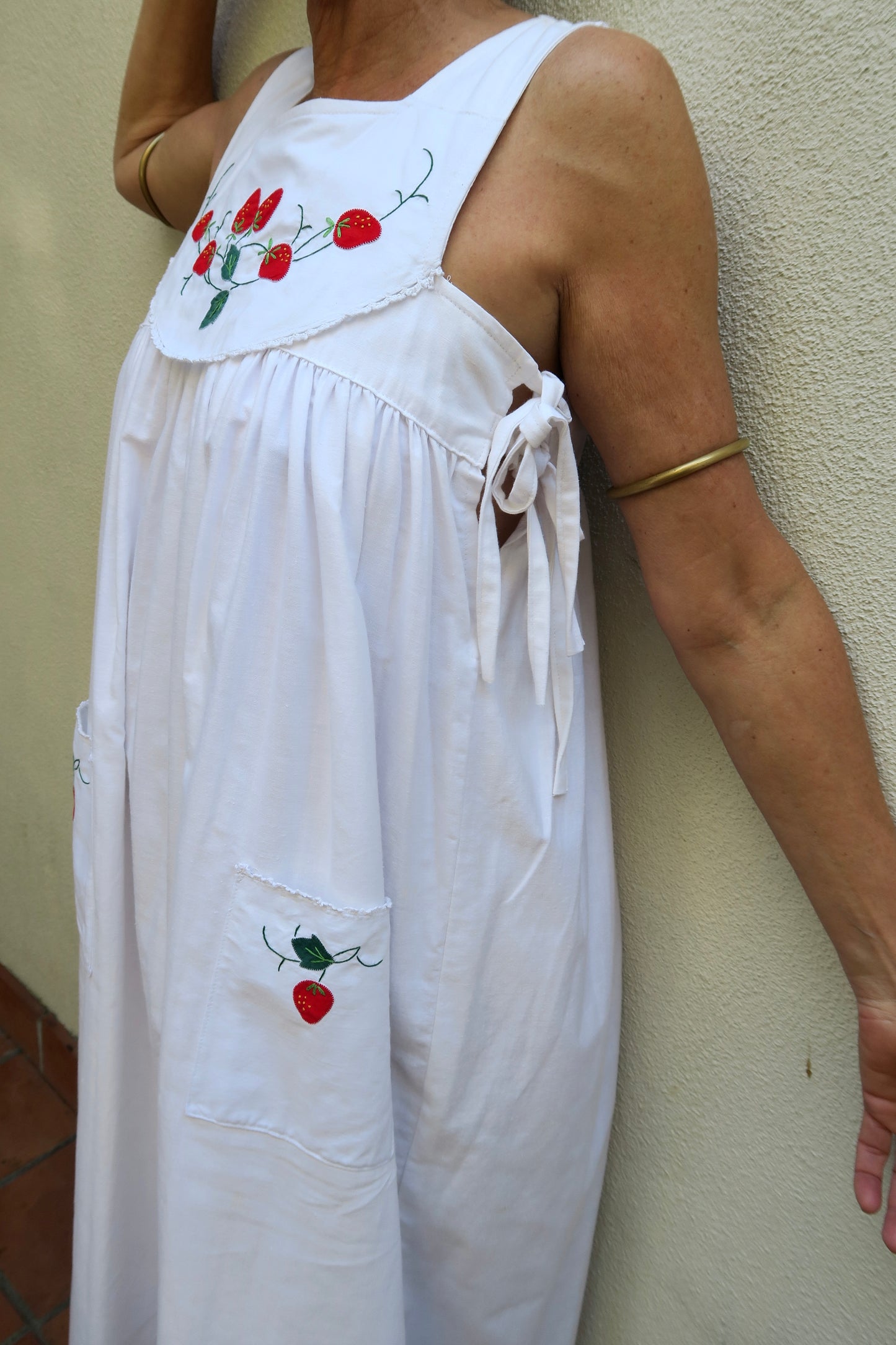 Strawberry Milkmaid Dress