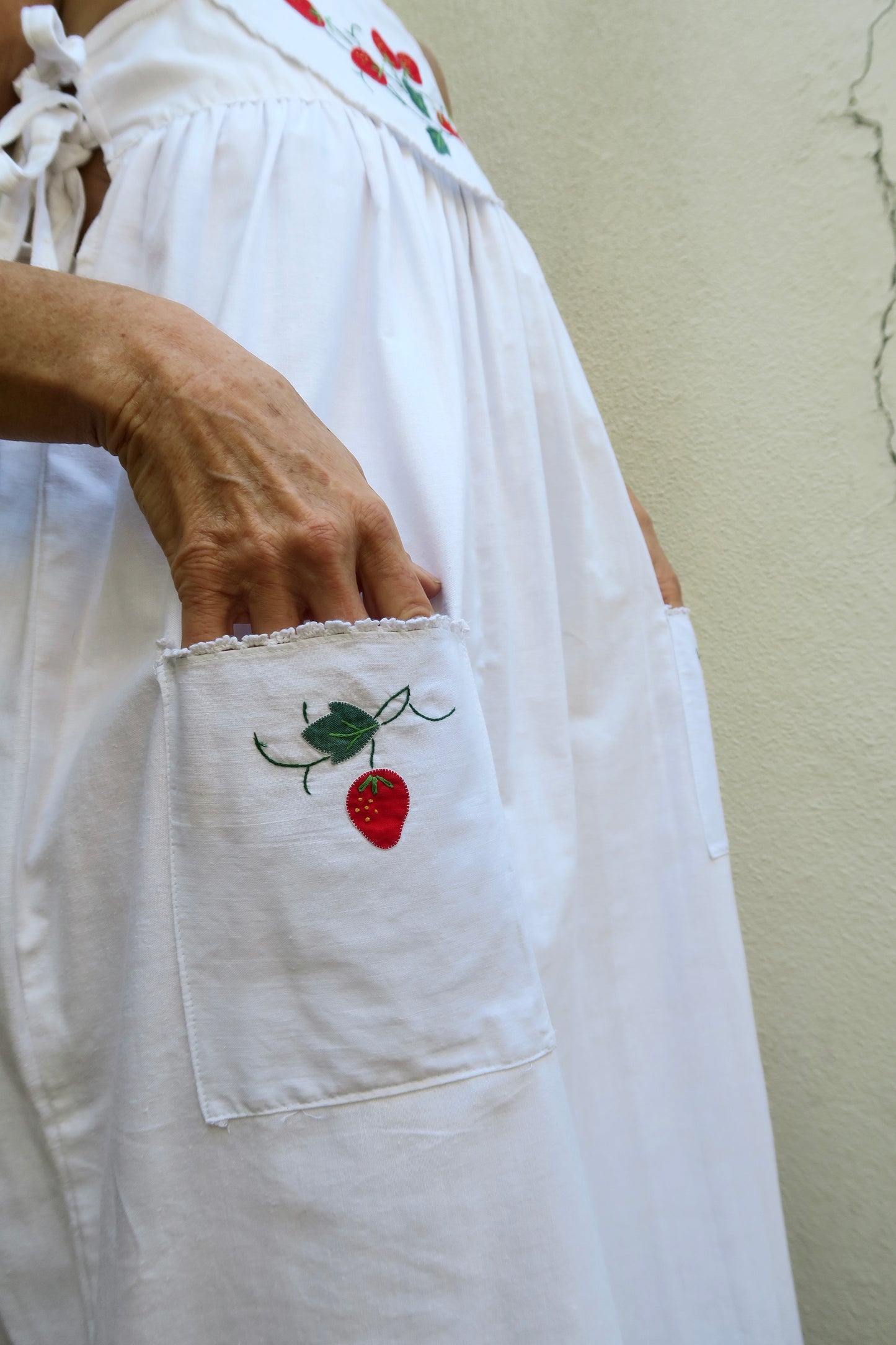 Strawberry Milkmaid Dress