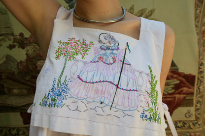 Shepherdess with rose bush Milkmaid Dress