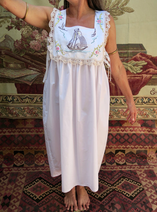 The Sailboat Milkmaid Dress