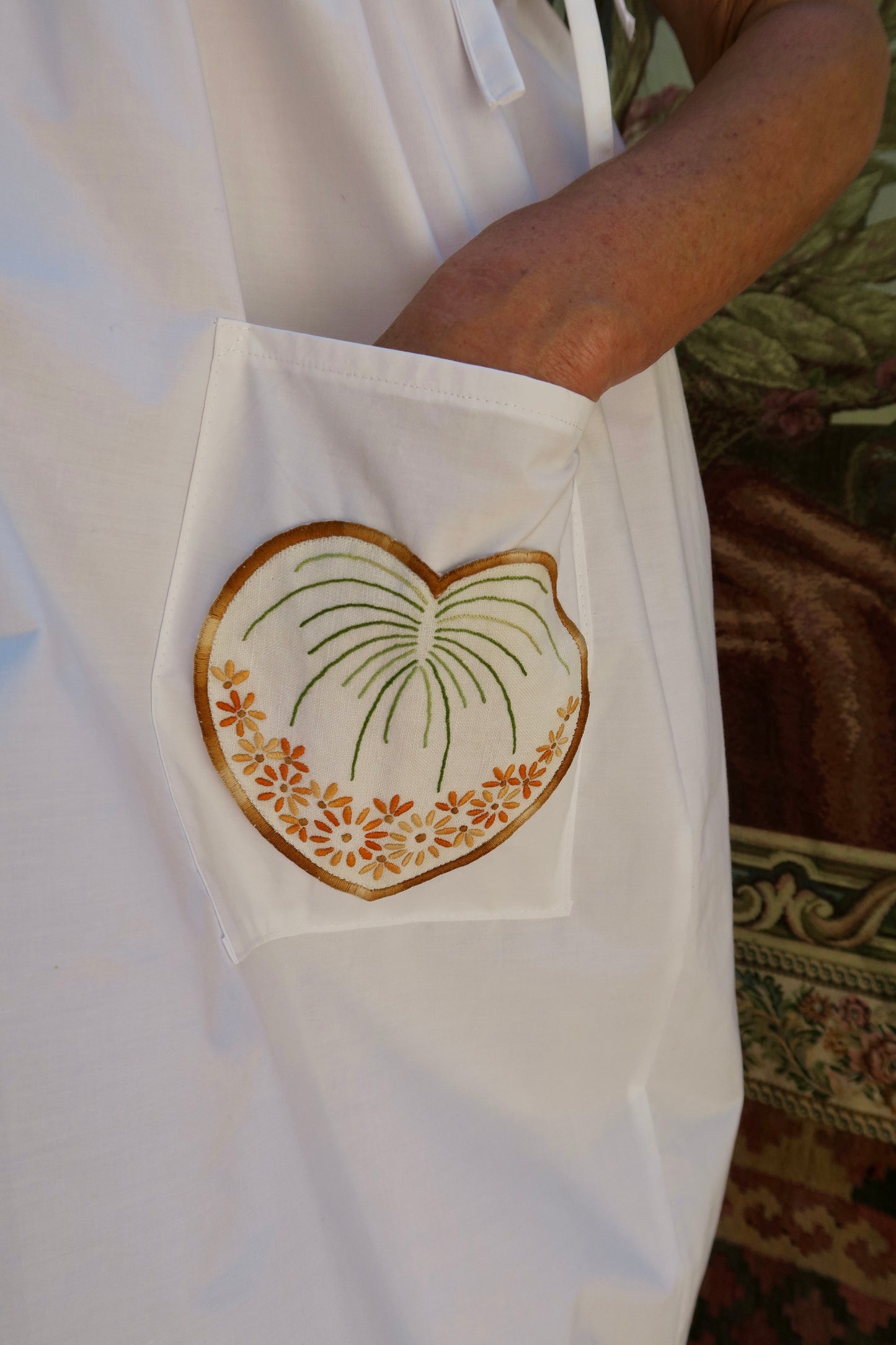 Belinda’s leaves Milkmaid Dress
