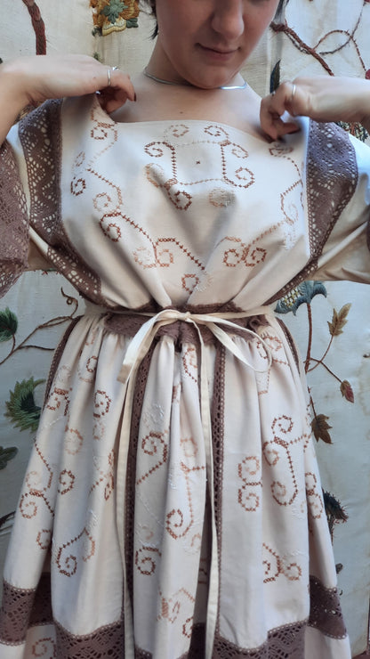 Mocha Faye Dress