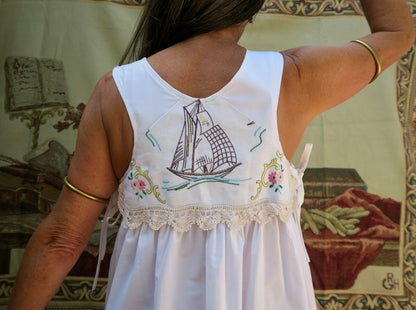 The Sailboat Milkmaid Dress