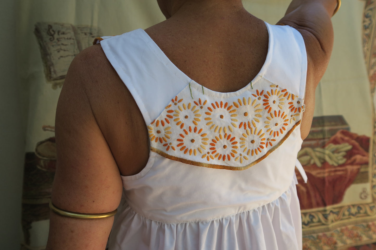 Belinda’s leaves Milkmaid Dress
