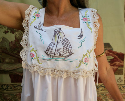 The Sailboat Milkmaid Dress
