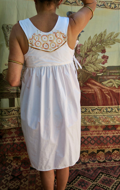 Belinda’s leaves Milkmaid Dress