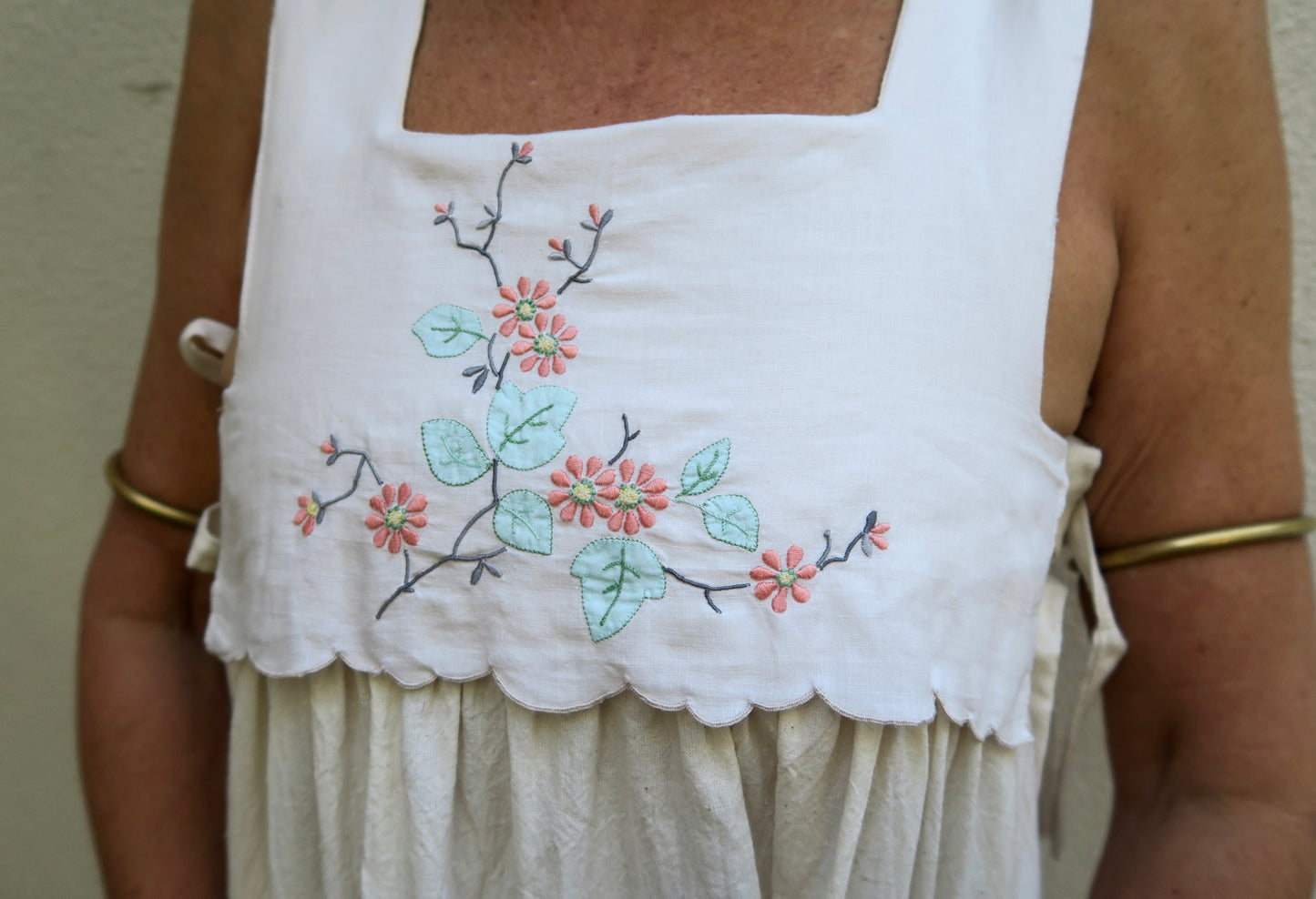 The Apricot Blossom Milkmaid Dress