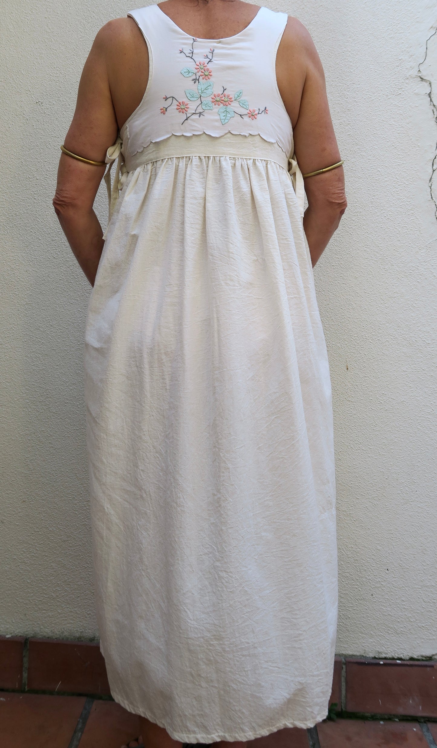 The Apricot Blossom Milkmaid Dress