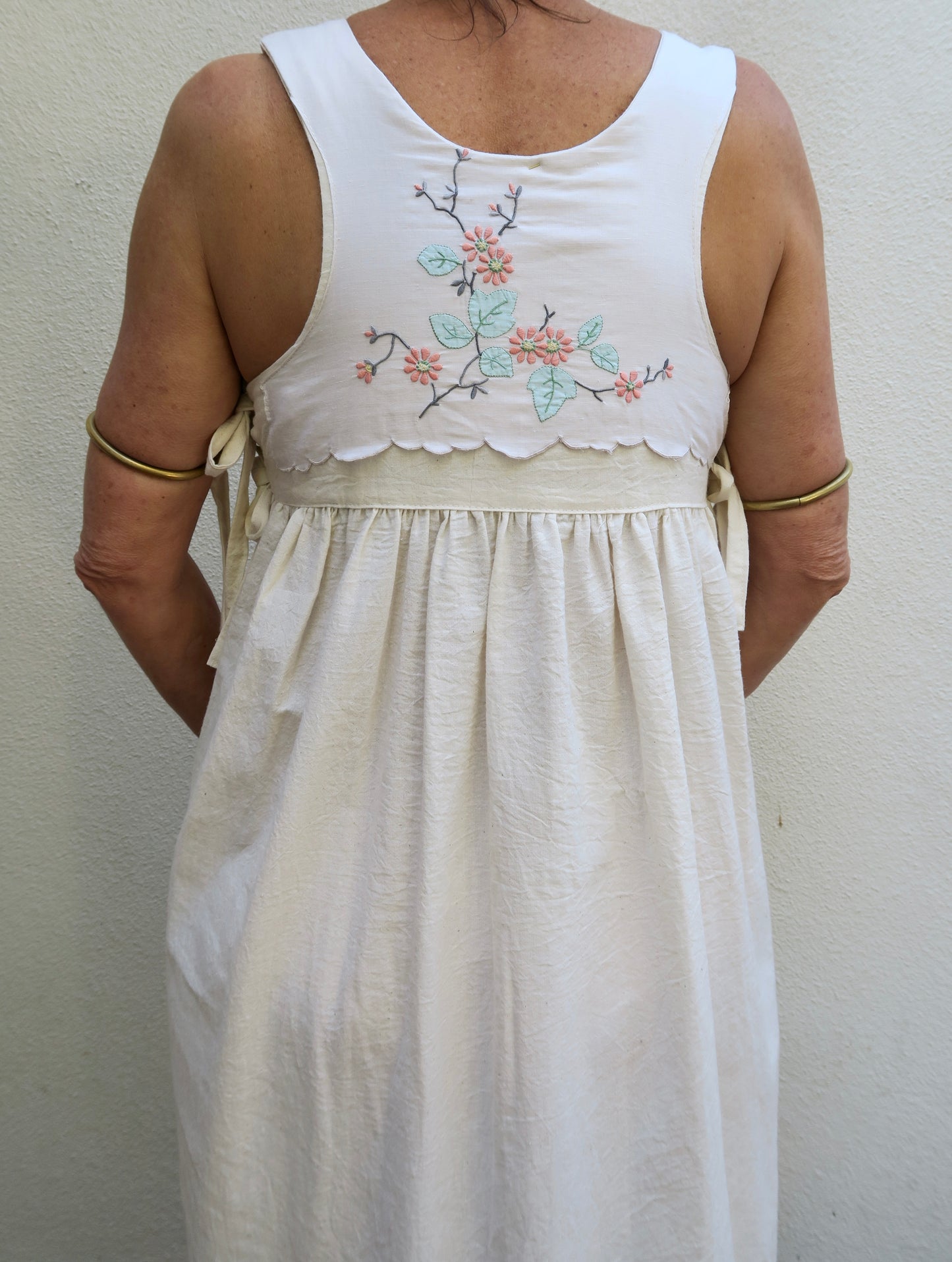 The Apricot Blossom Milkmaid Dress