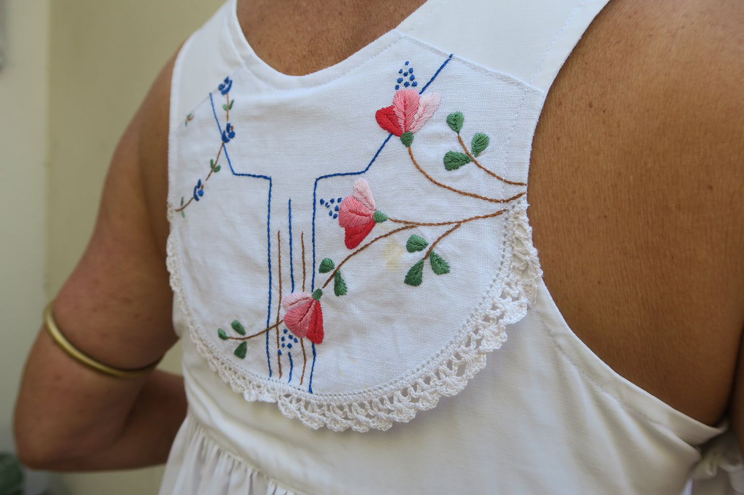 The Fuchsia Milkmaid Dress