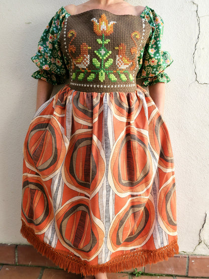 Two birds and a Tulip ‘Pick-a-Mix' Dress