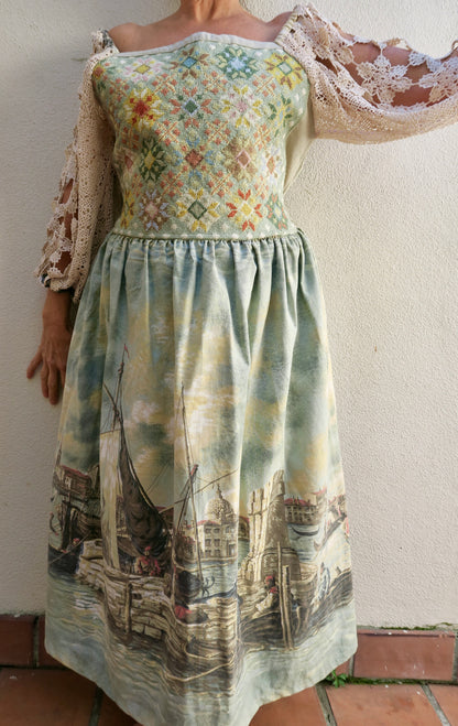 Venetian Scene  'Pick-a-Mix' Dress